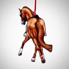 Half Pass Dressage Ornament