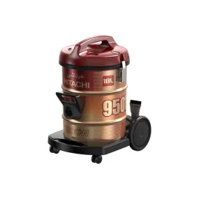 Hitachi CV-950F WR Vacuum Cleaner 18.0L 2100W Pail Can With Heavy Duty Wine Red