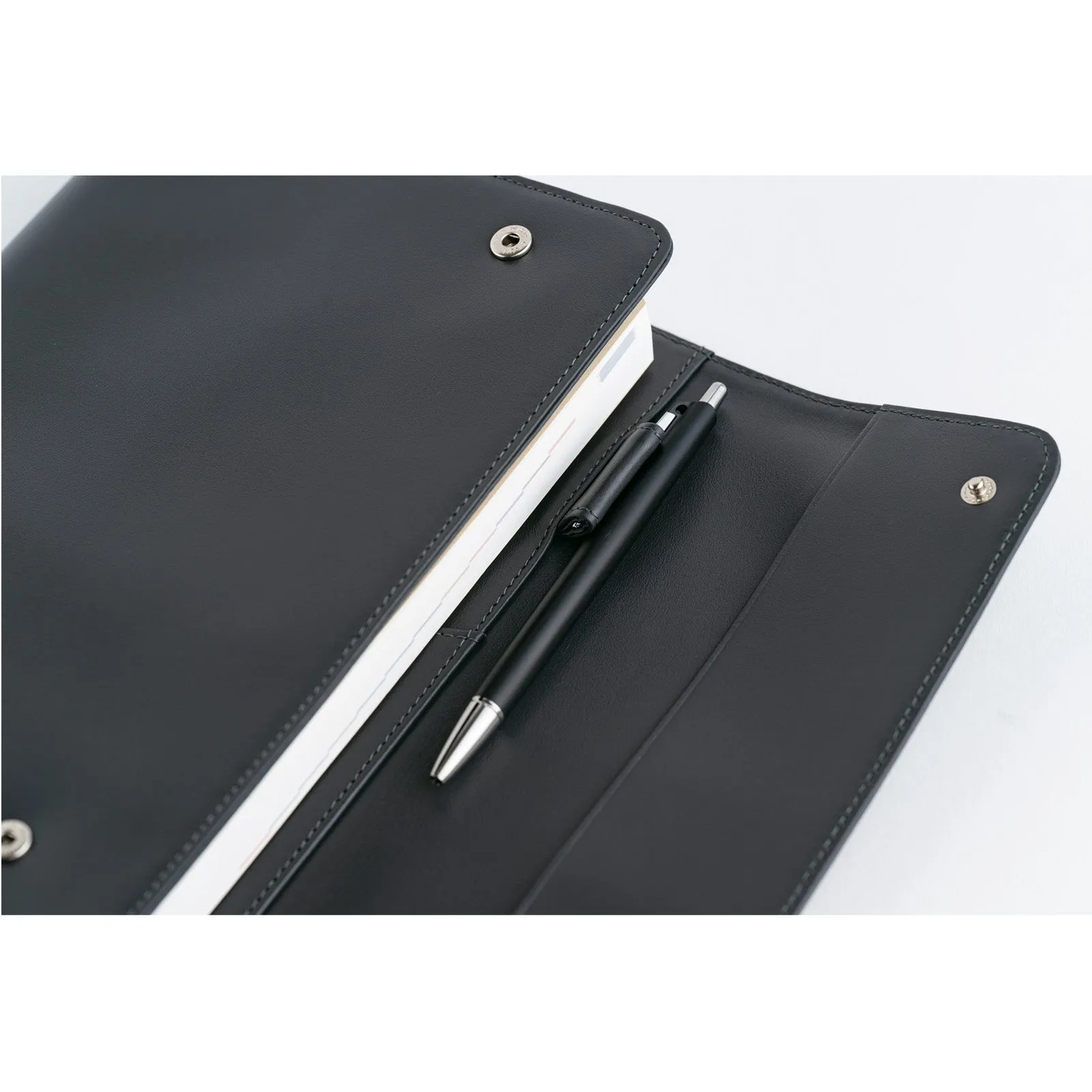 Hobonichi Techo Cover Cousin A5 -  Leather: Charcoal Gray