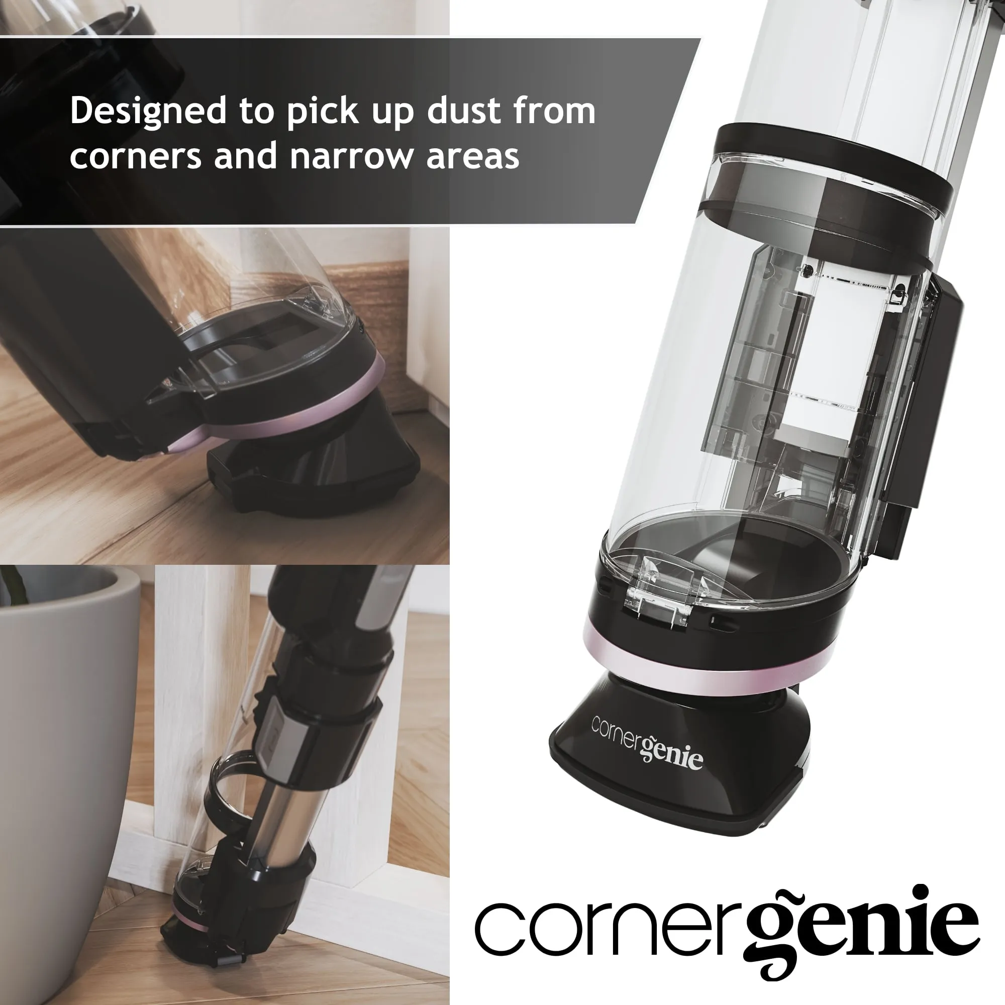 Hoover Cordless Vacuum Cleaner with CORNER GENIE™, Rose - HFX Pet