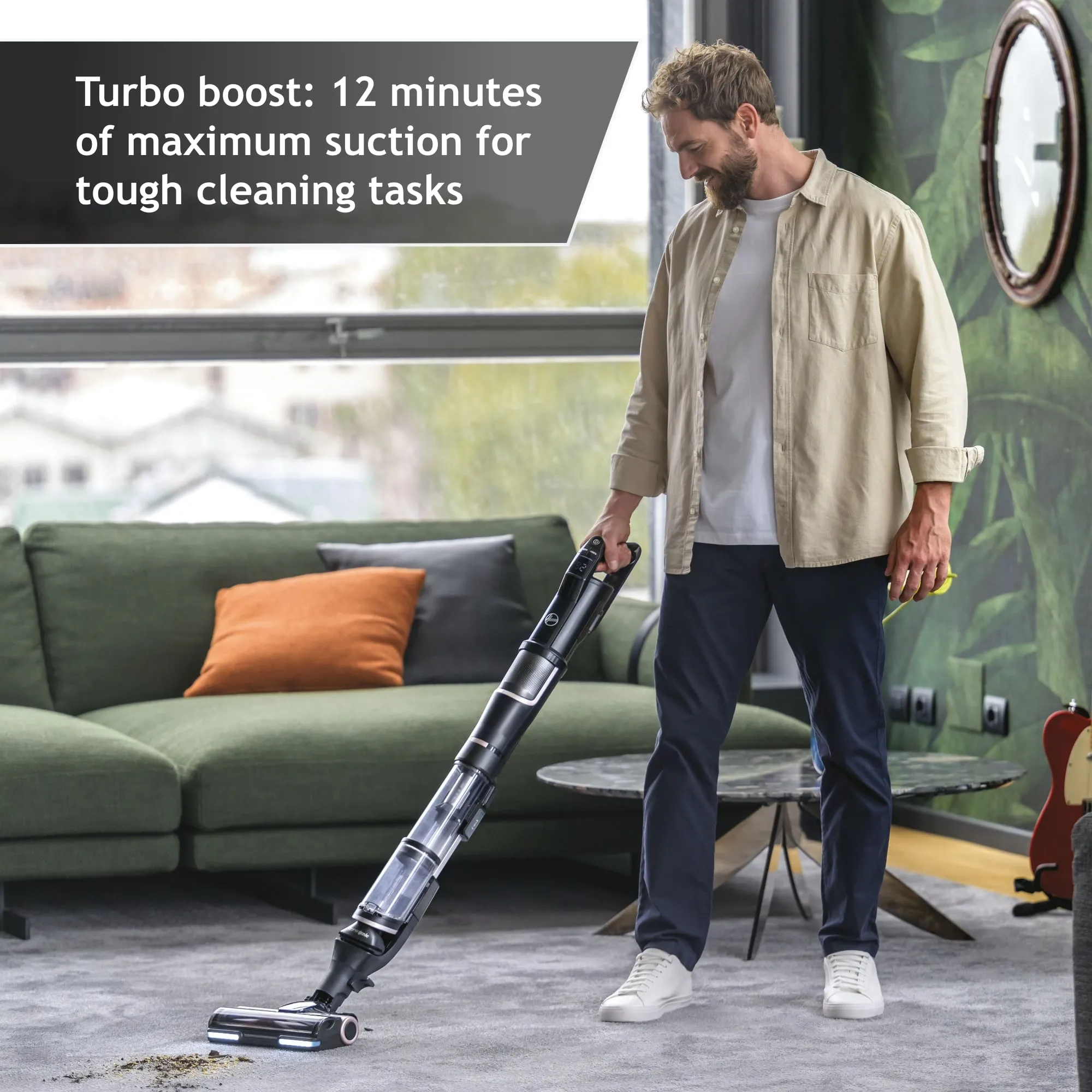 Hoover Cordless Vacuum Cleaner with CORNER GENIE™, Rose - HFX Pet