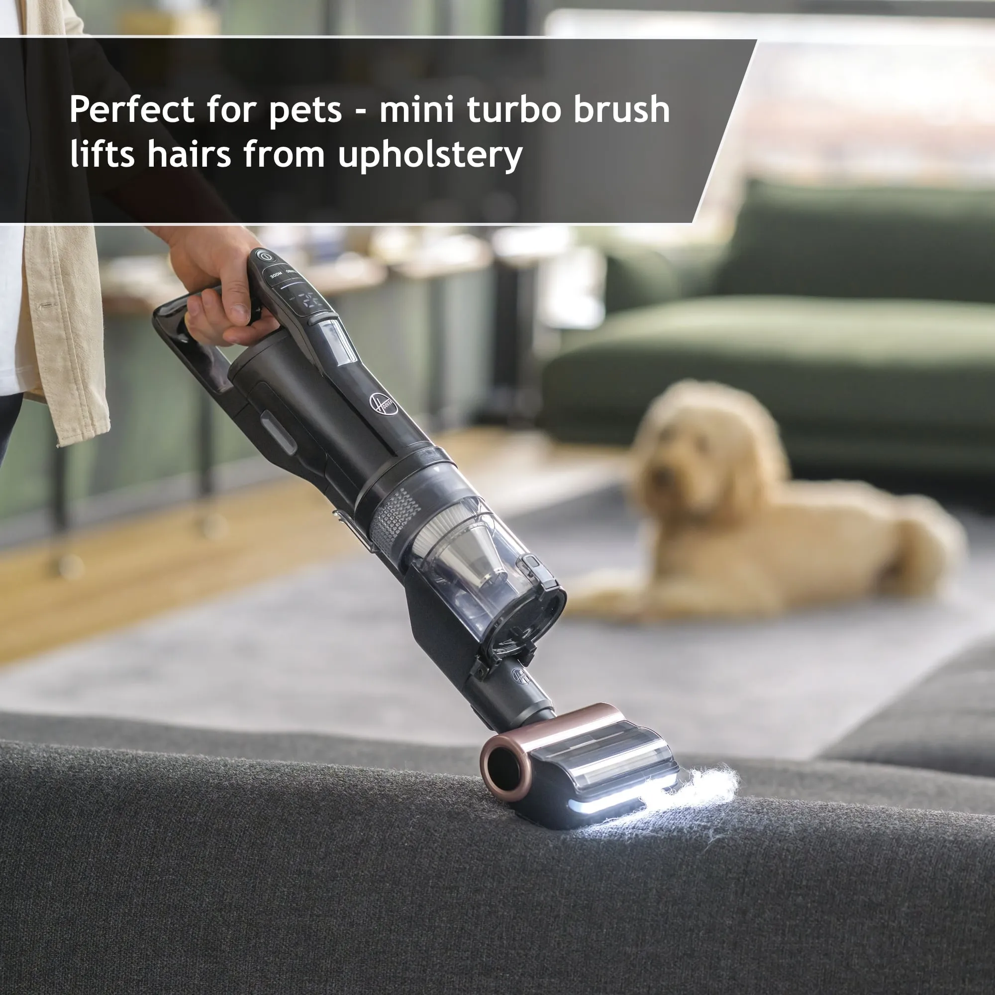 Hoover Cordless Vacuum Cleaner with CORNER GENIE™, Rose - HFX Pet