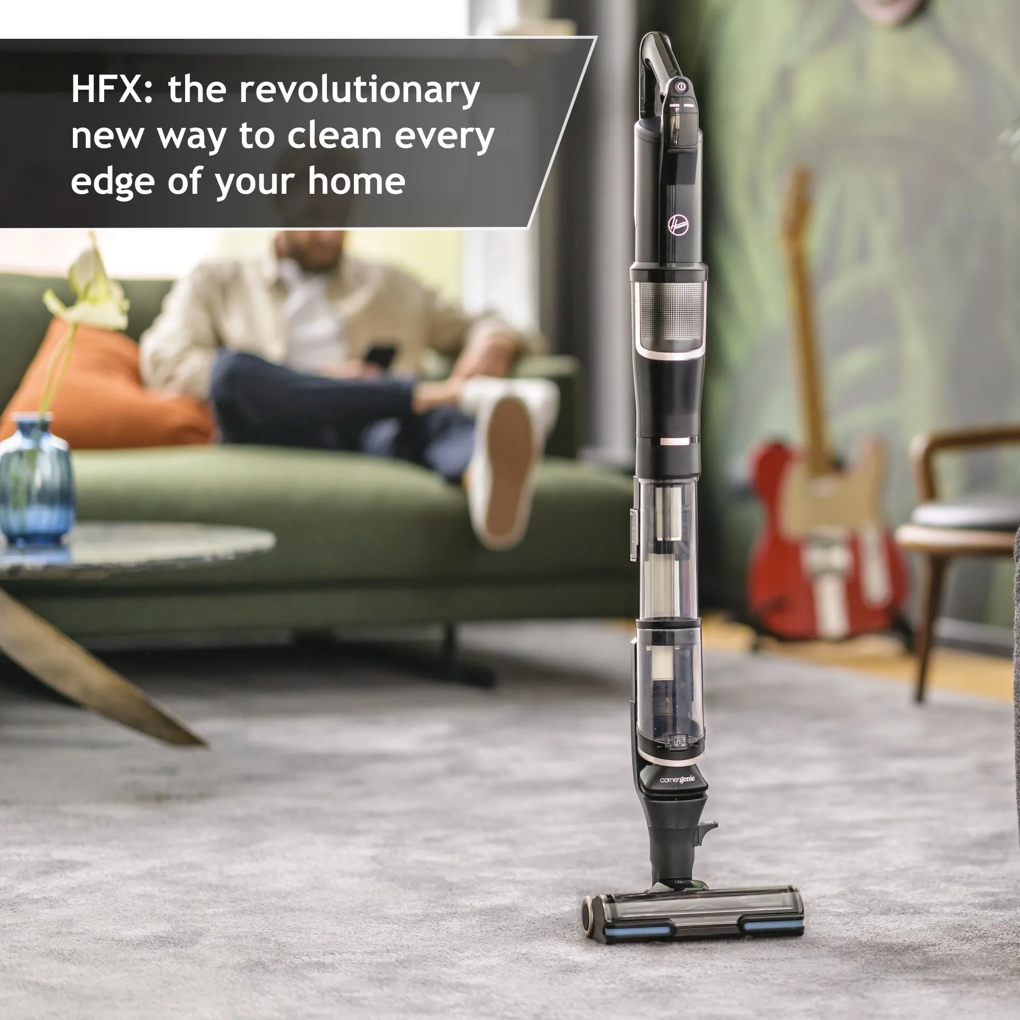 Hoover Cordless Vacuum Cleaner with CORNER GENIE™, Rose - HFX Pet