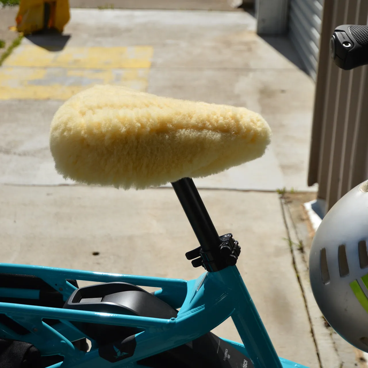 Lambskin Bicycle Seat Cover