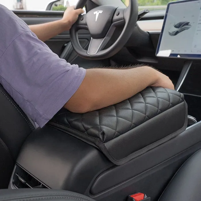 Leather Armrest Cover for Tesla Model 3 Highland