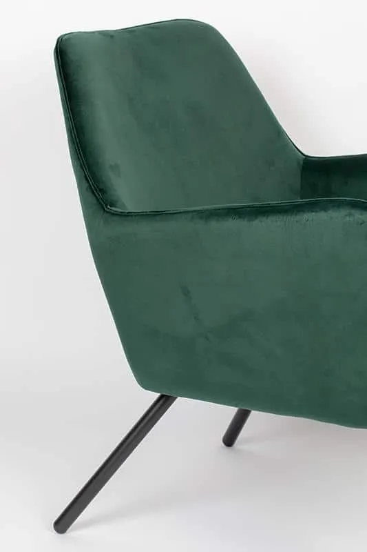 Lounge Chair Bon Velvet Green