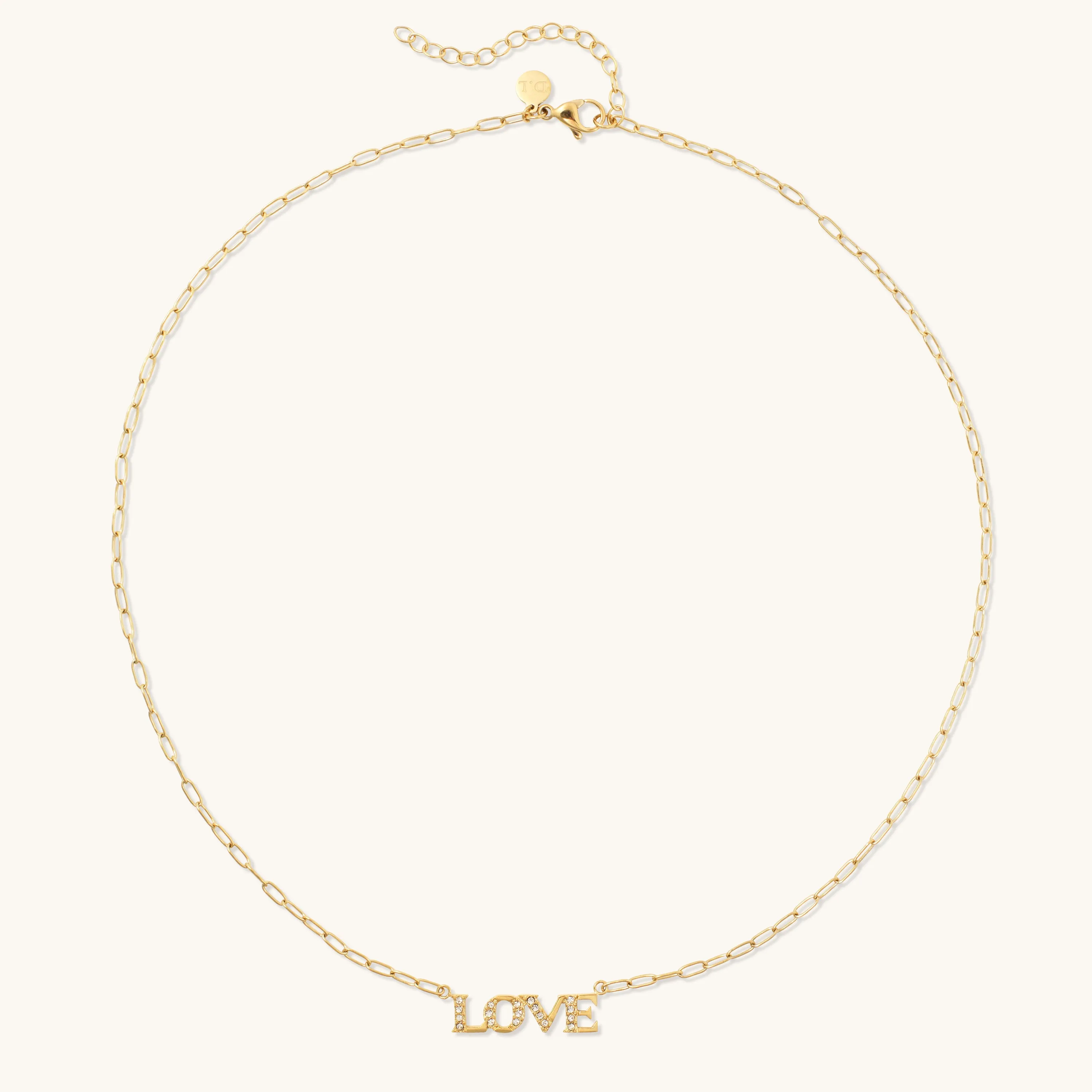 LOVE Pavé Necklace