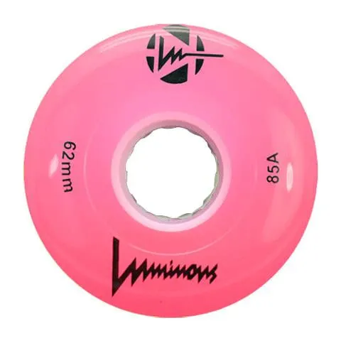 LUMINOUS - LED Quad Wheels - 62mm (4-pack)