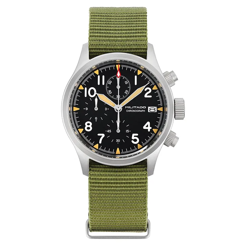 Militado Retro VK67 Quartz Chronograph Watch - 3 Dial