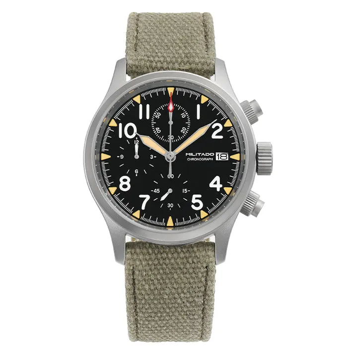 Militado Retro VK67 Quartz Chronograph Watch - 3 Dial