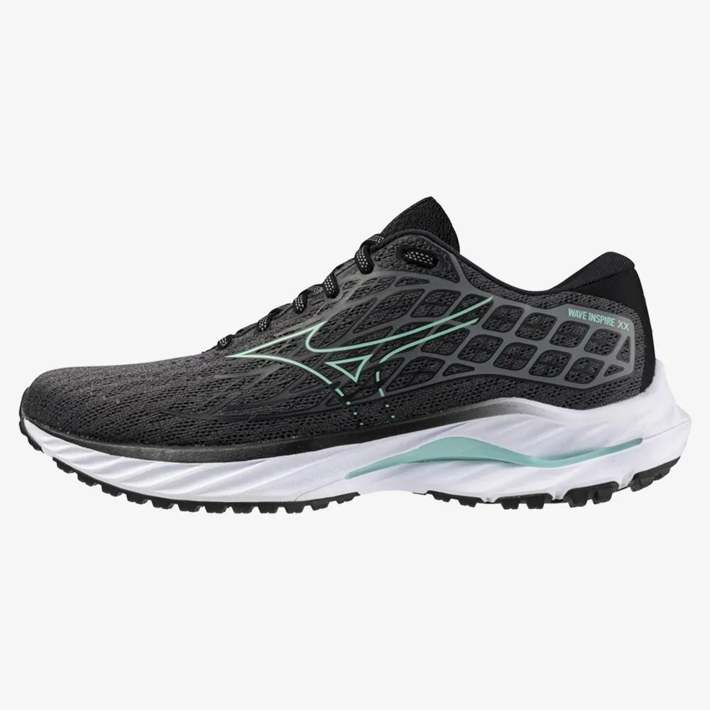 Mizuno Wave Inspire 20 Wide Womens - Iron Gate/Dusty Jade Green/Black