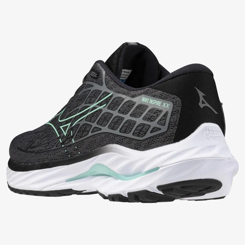 Mizuno Wave Inspire 20 Wide Womens - Iron Gate/Dusty Jade Green/Black