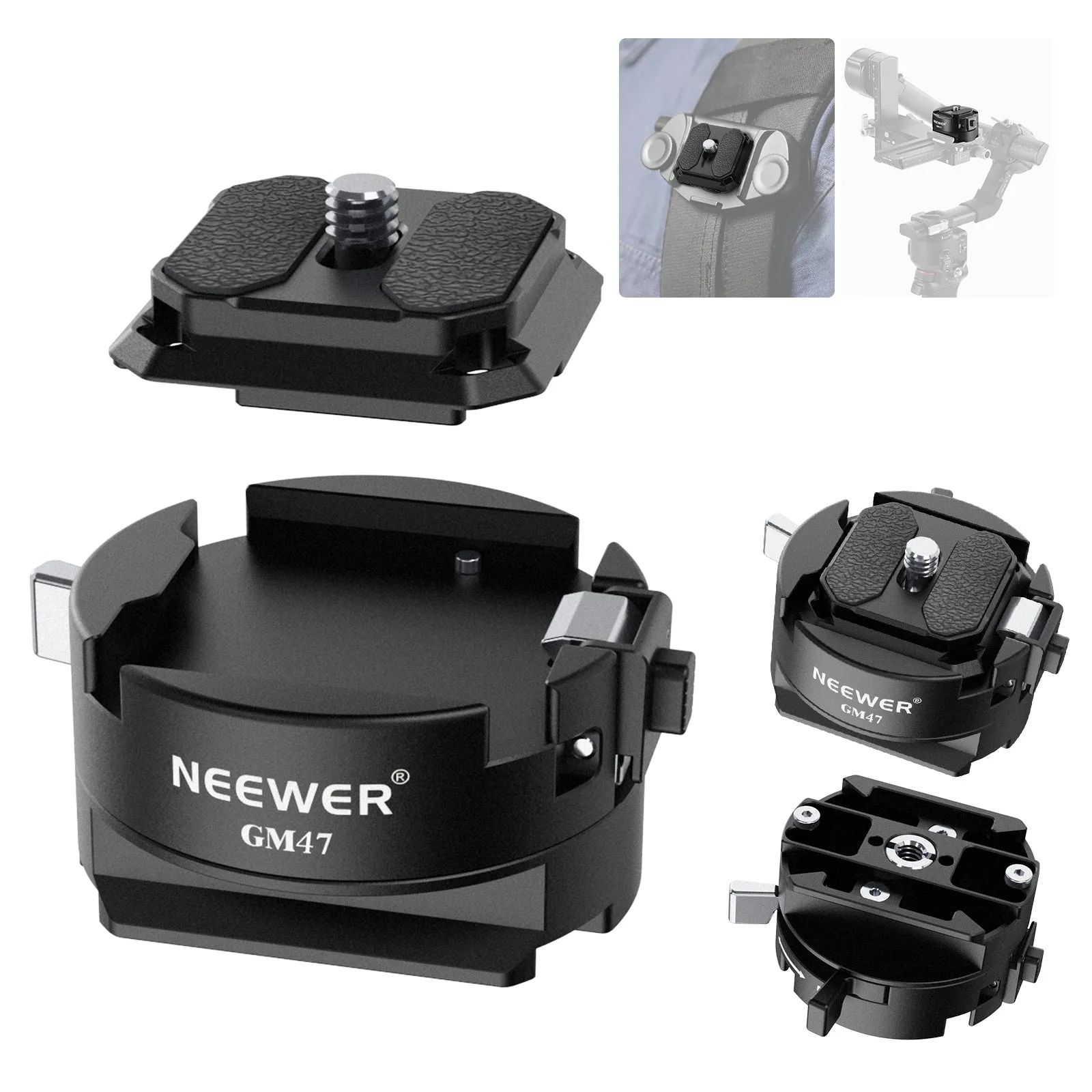 NEEWER GM34 Camera Quick Release Plate Kit