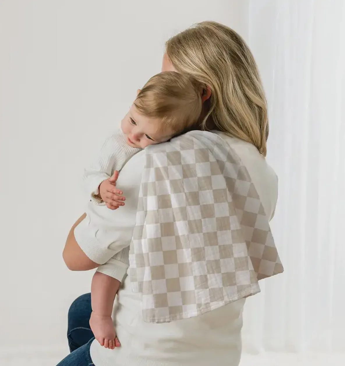 Neutral Pattern Muslin Multi-Tasking All-In-1