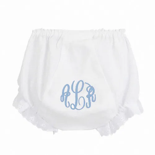 New ICM Monnogrammed Eyelet Panties