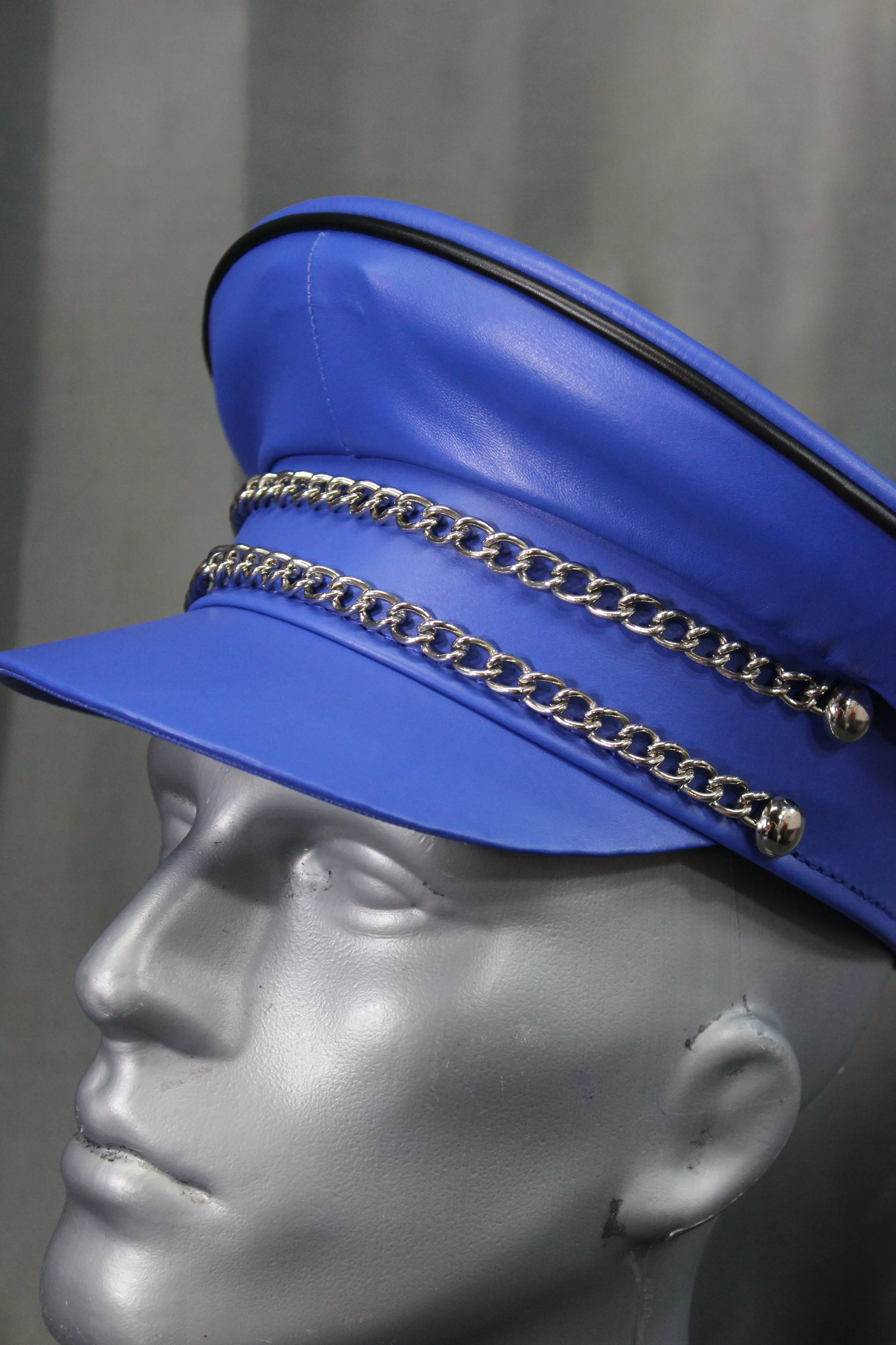 OnF Muir Cap in Blue with Black Trim