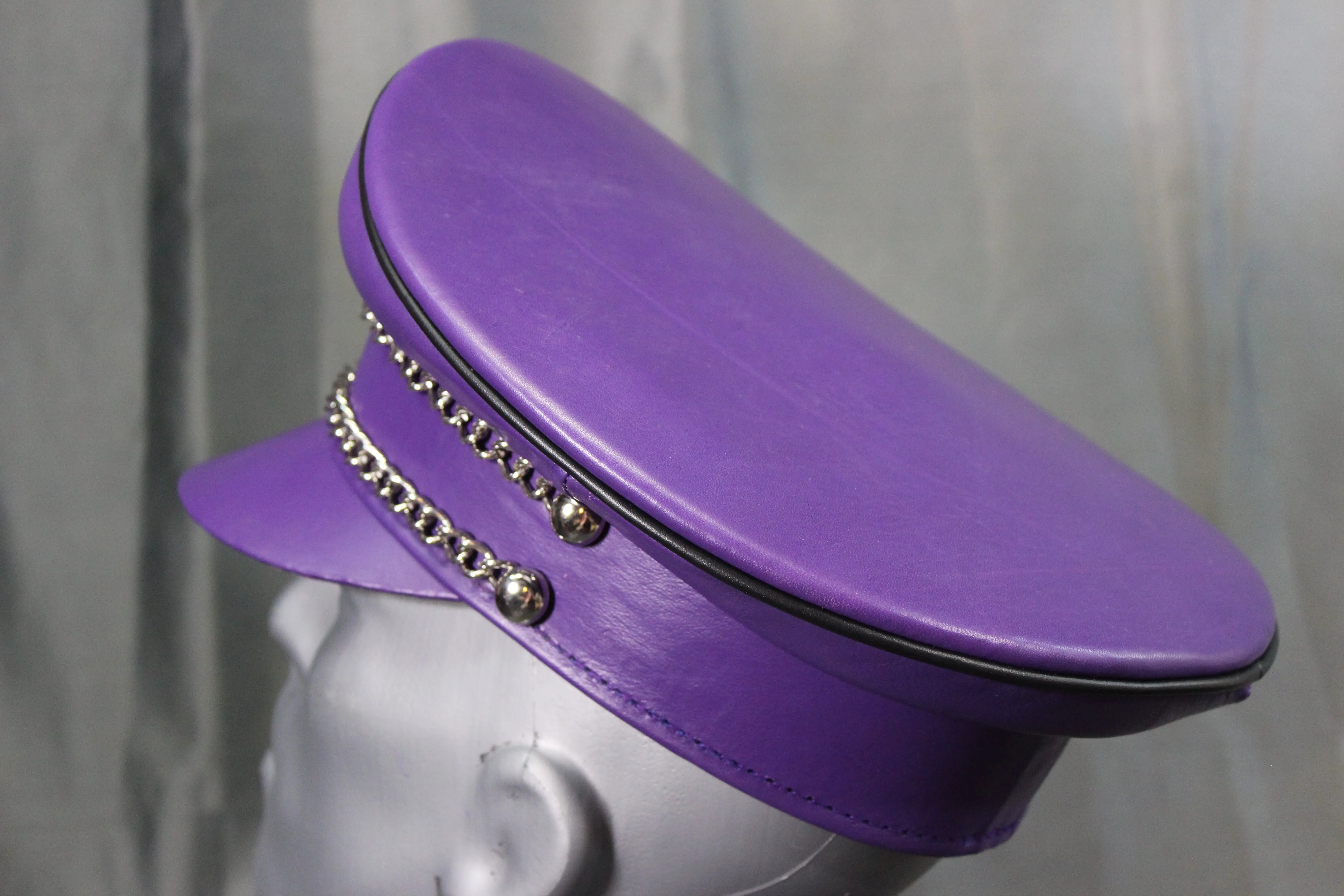 OnF Muir Cap in Purple with Black Trim