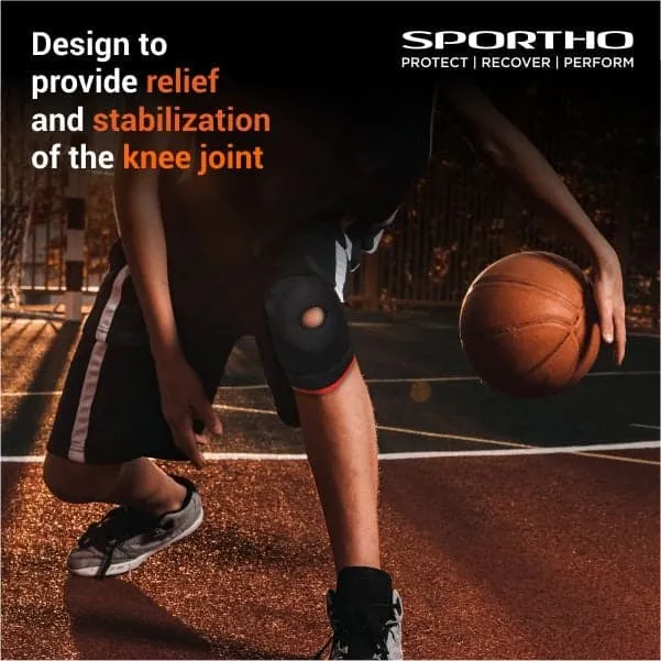 Orthopedic Knee Support with Patella hole