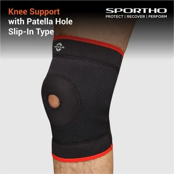 Orthopedic Knee Support with Patella hole