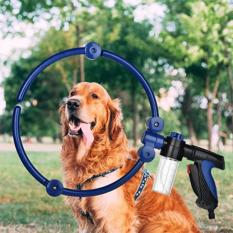 Pet Bathing Tool Shower Sprayer 360° Ring