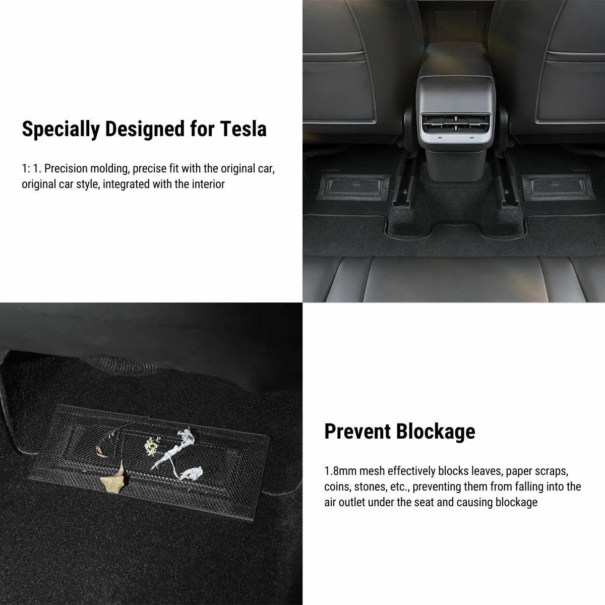 Rear Vent Cover for Tesla Model 3 / Y 2017-2024