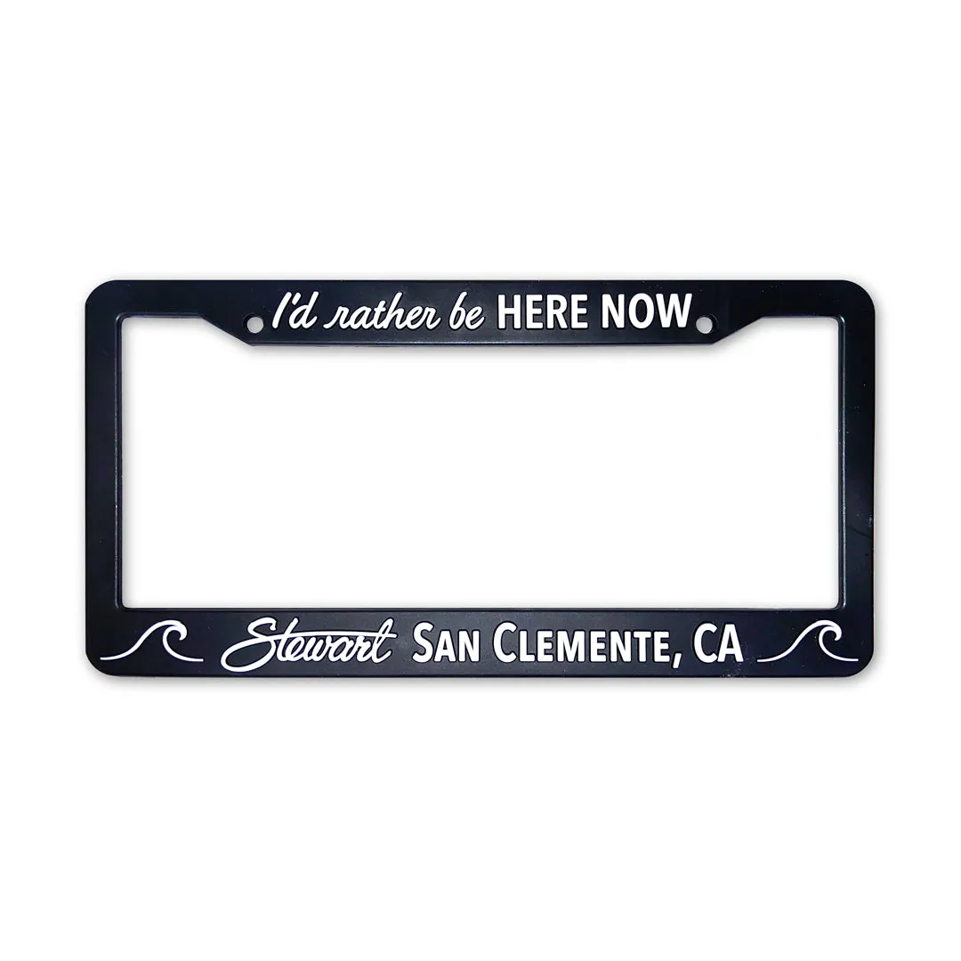 STEWART LICENSE PLATE FRAME