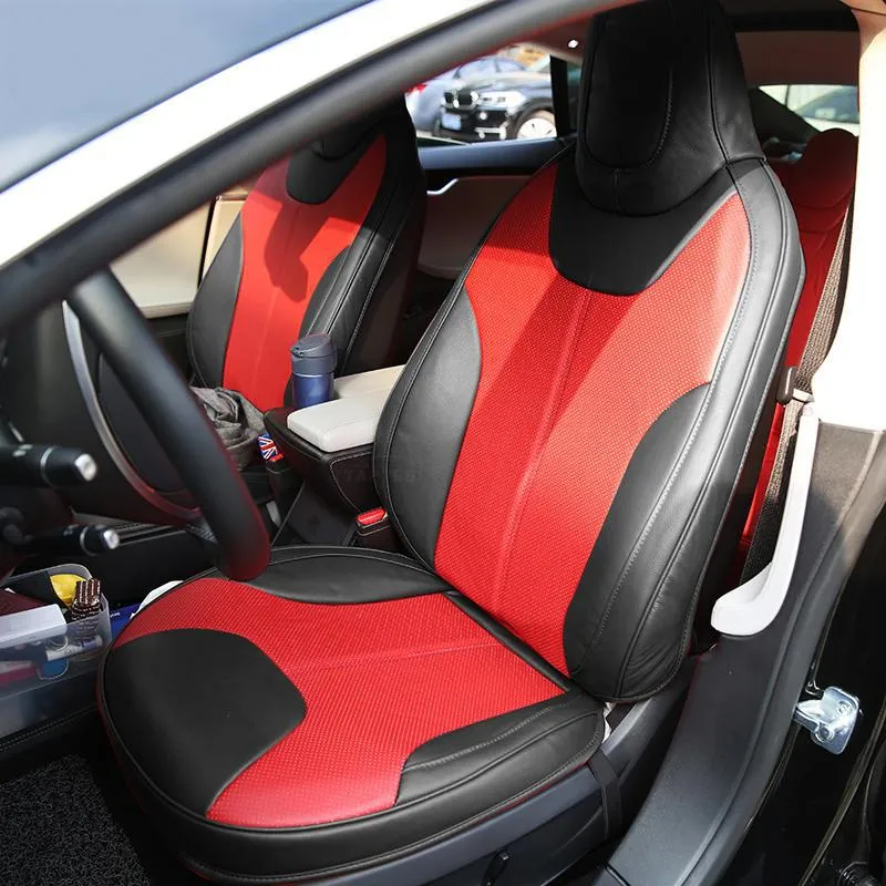 TAPTES® #1 Seat Covers for Tesla Model S, Custom Designed Seat Covers for 2012-2021 2022 2023 2024 Tesla Model S Full Set