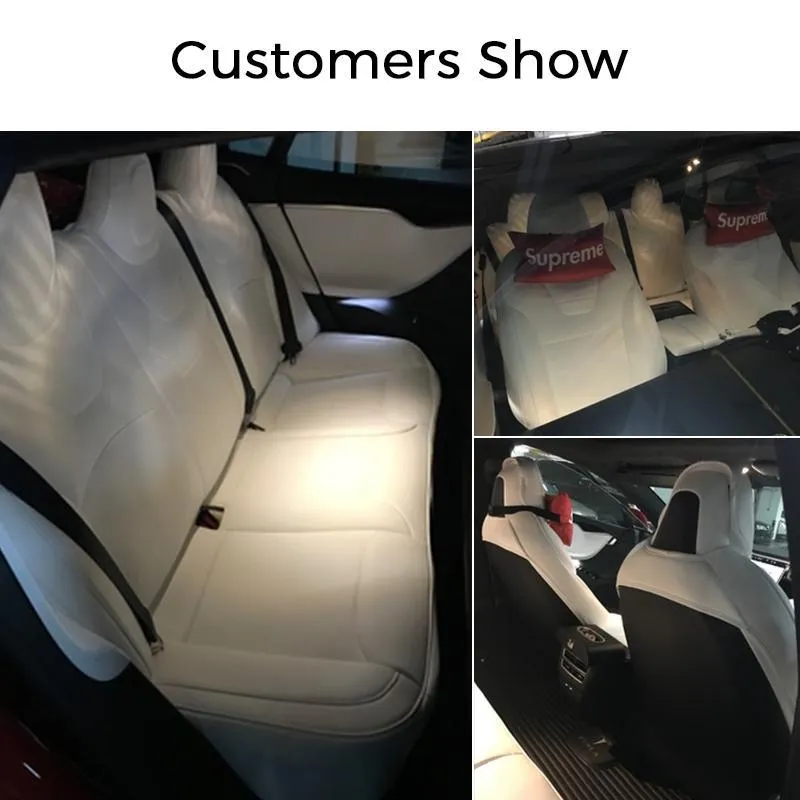 TAPTES® #1 Seat Covers for Tesla Model S, Custom Designed Seat Covers for 2012-2021 2022 2023 2024 Tesla Model S Full Set