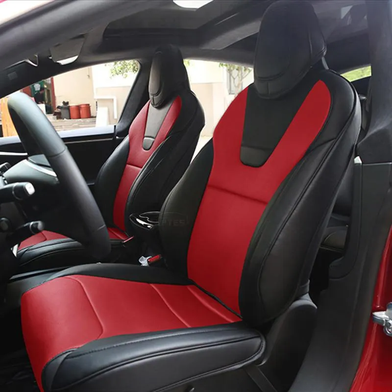 TAPTES® #1 Seat Covers for Tesla Model S, Custom Designed Seat Covers for 2012-2021 2022 2023 2024 Tesla Model S Full Set