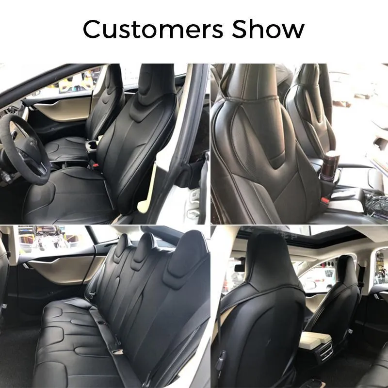 TAPTES® #1 Seat Covers for Tesla Model S, Custom Designed Seat Covers for 2012-2021 2022 2023 2024 Tesla Model S Full Set