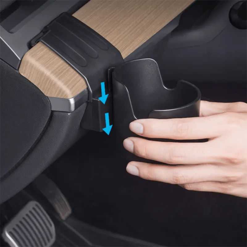 TAPTES Dashboard Cup Holder Storage Organizer for Tesla Model Y Model 3