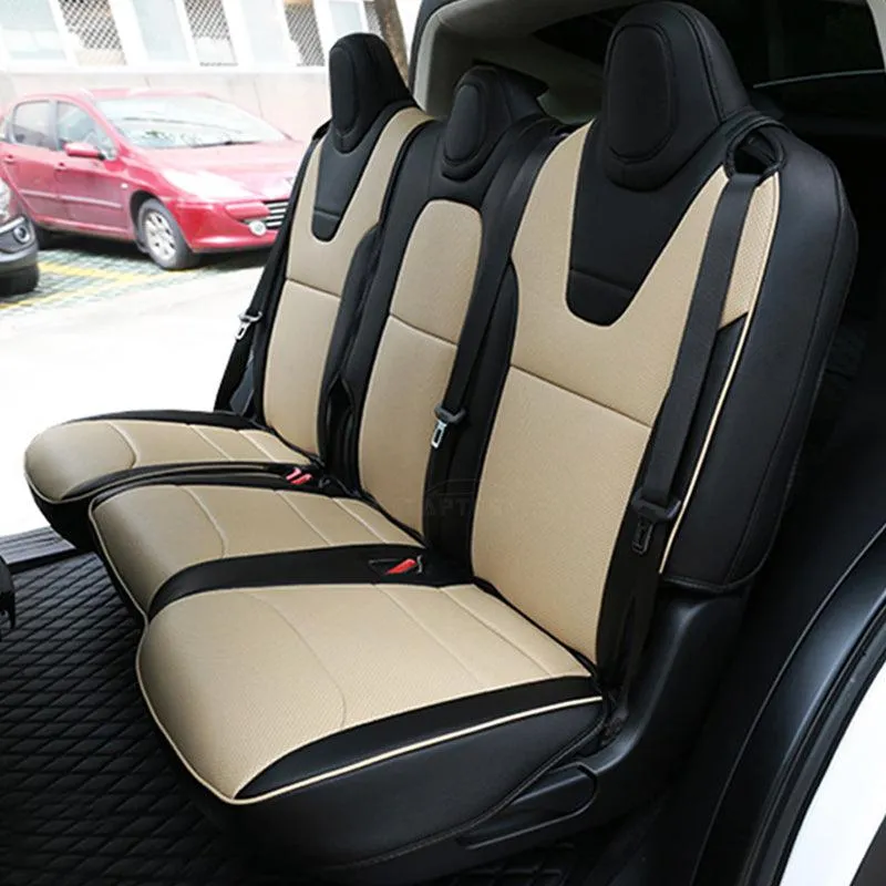 TAPTES® Seat Covers for Tesla Model X , #1 Leather Seat Protectors for Tesla Model X 2016-2023 2024