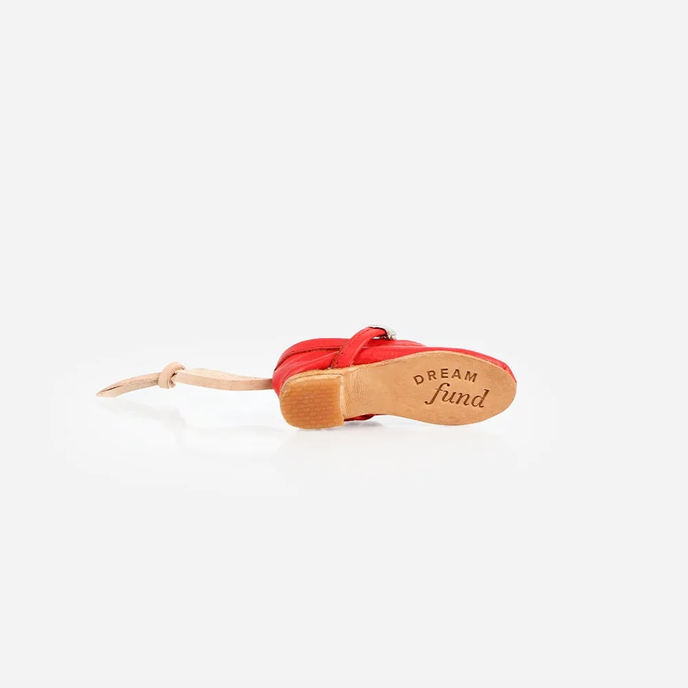 The Mini Modern-Day Mary Jane Ornament Poppy Red