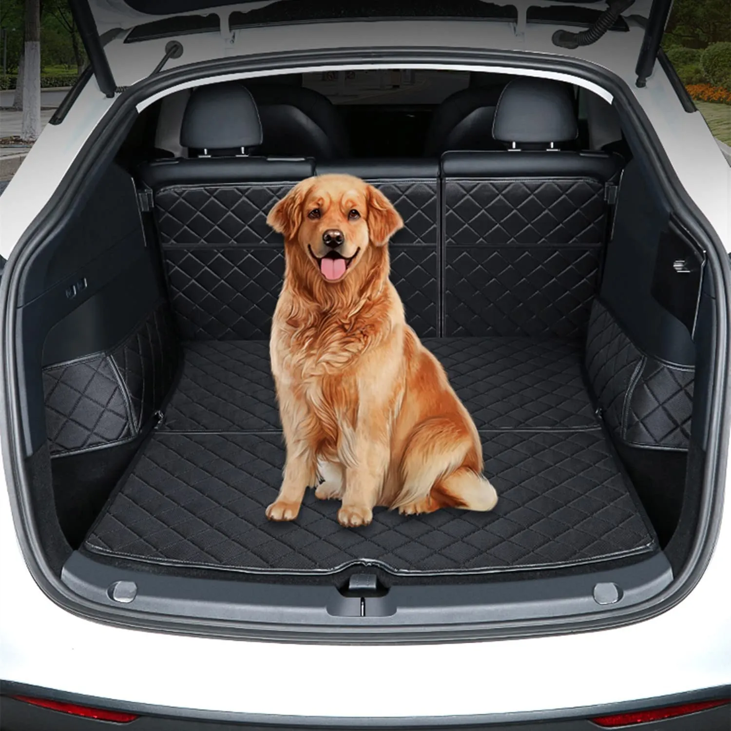 Trunk Mat Waterproof Car Dog Cover for Tesla Model Y