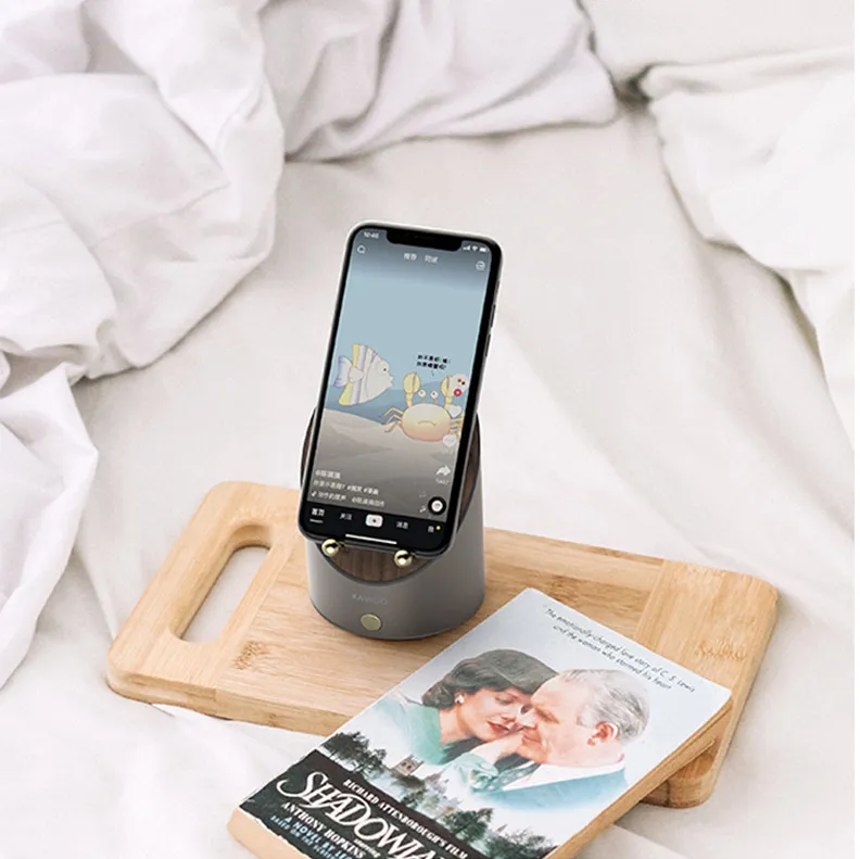 Wooden Speaker Smart Induction Speaker Phone Holder