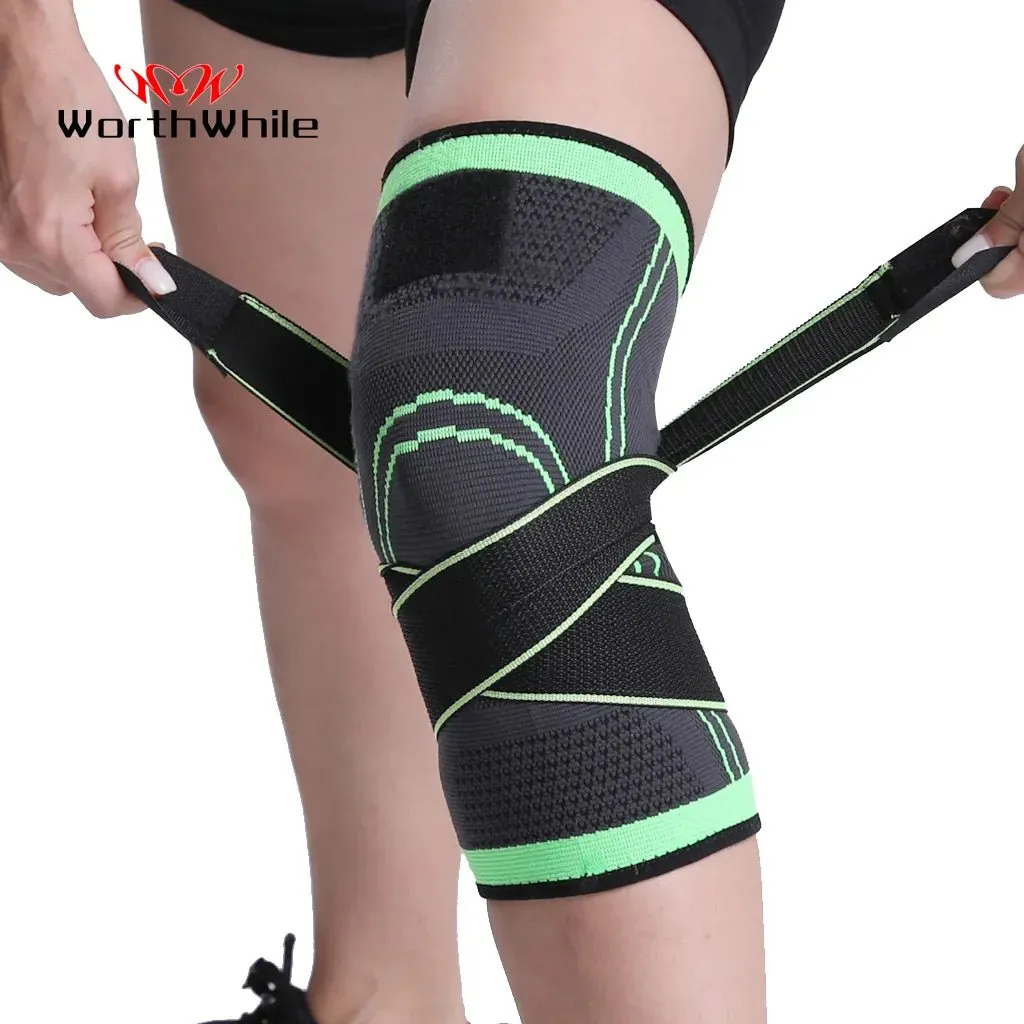 WorthWhile 1PC Sports Knee Pad - Elastic Support for Basketball & Volleyball